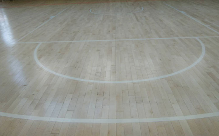 训练馆体育木地板安装