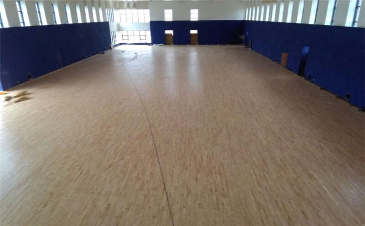 20厚木地板篮球场单层龙骨结构