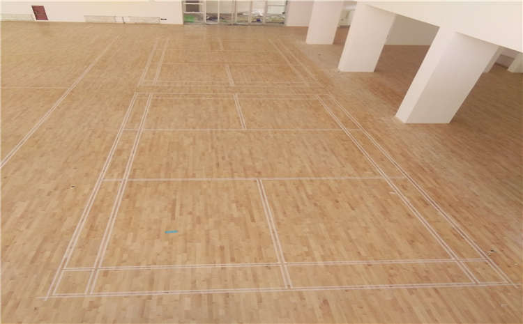 五角枫木地板篮球场规格