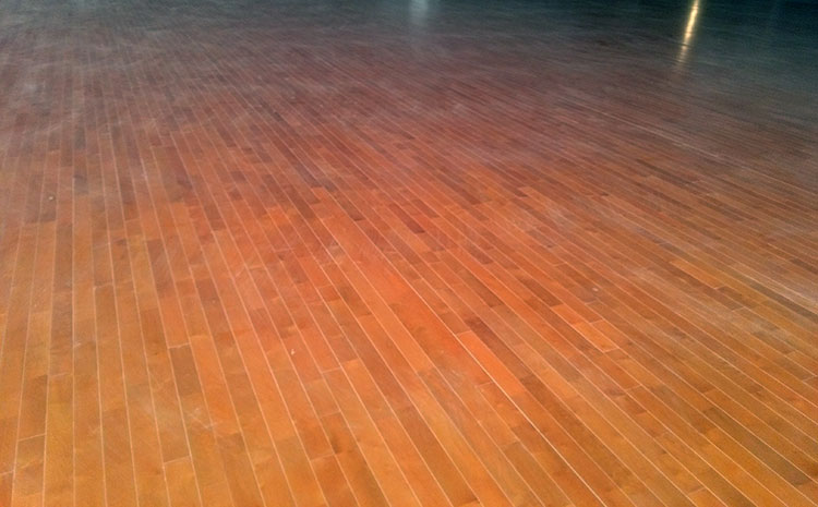 松木舞台运动木地板安装工艺